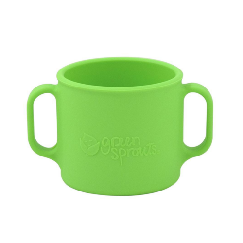 Green Sprouts Learning Cup Made From Silicone Green - Luna Baby Store Miami