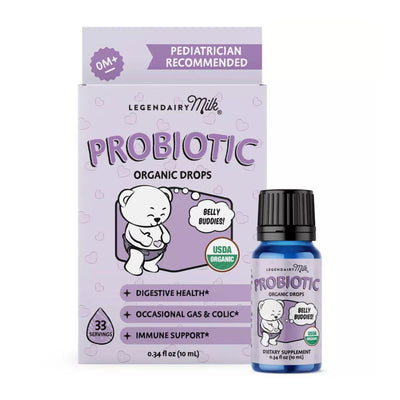 Legendairy Milk Organic Baby and Infant Probiotic Drops - Digestive Support