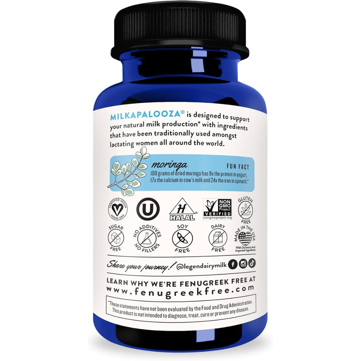 Legendairy Milk Milkapalooza Lactation Vegan Supplement 60 Caps