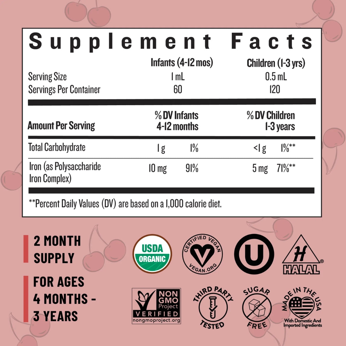 Legendairy Milk Organic Baby and Toddler Iron Drops