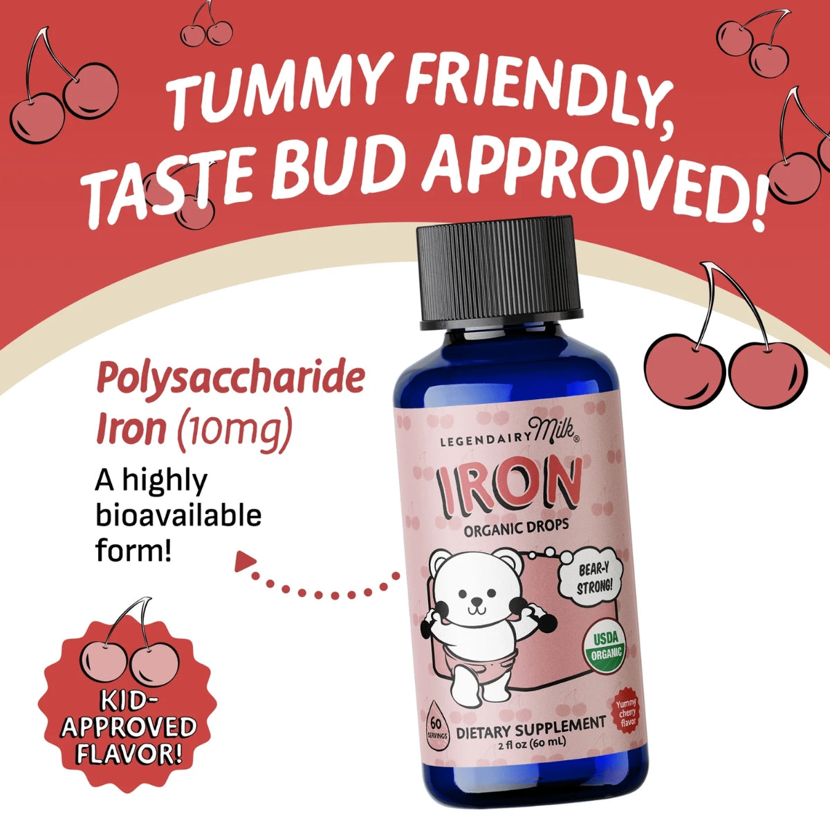 Legendairy Milk Organic Baby and Toddler Iron Drops