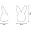 Lewis The Hare Soft Plush Wall Decoration