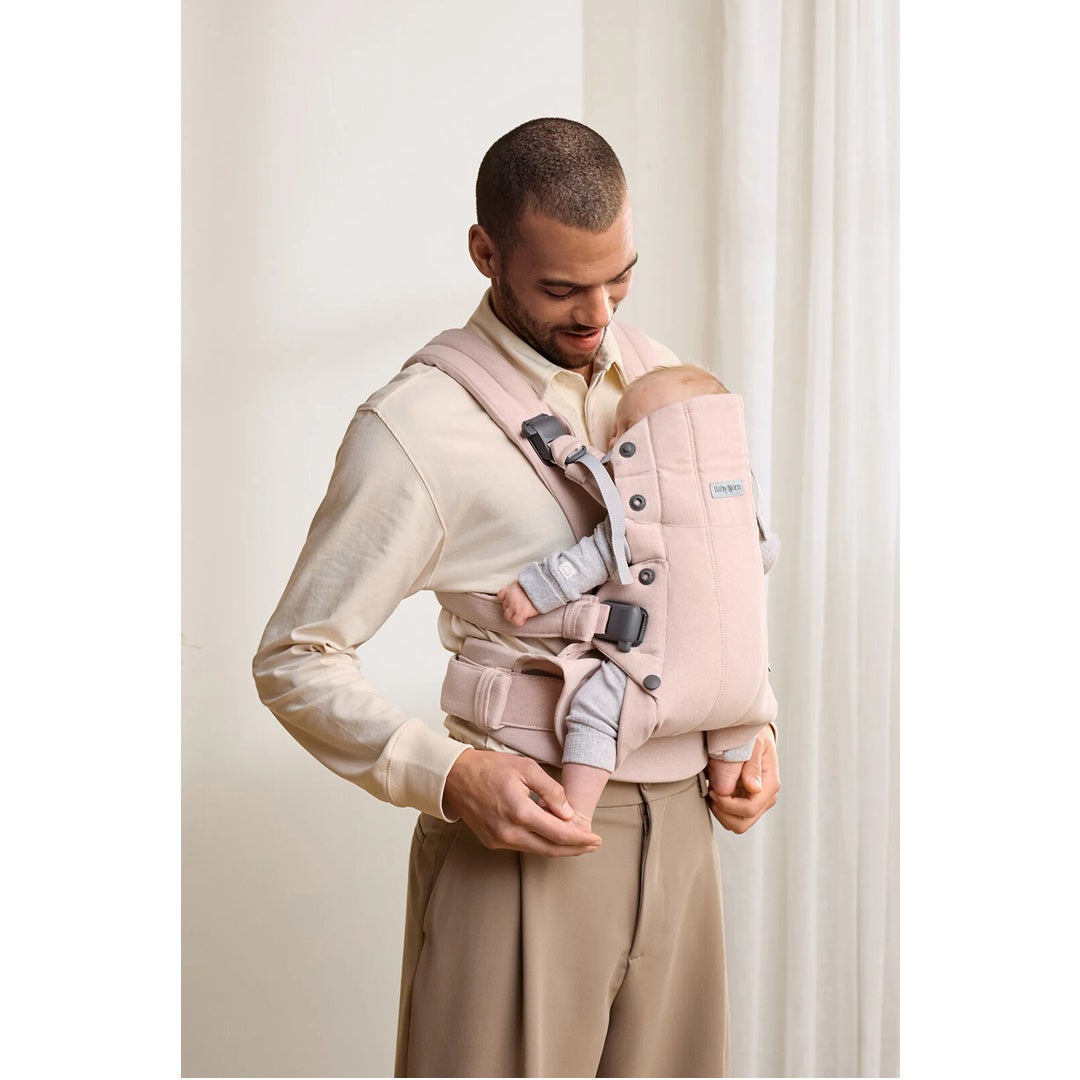 BabyBjörn Baby Carrier Harmony Woven Melange - Light pink