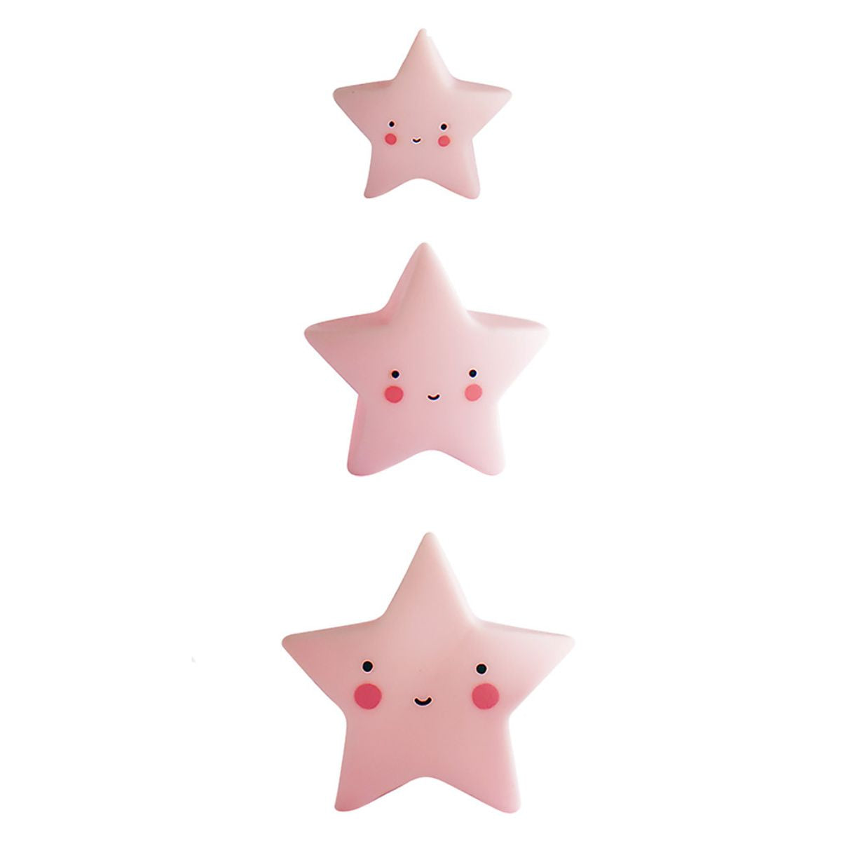Little Lovely Company Minis Stars - Pink on Luna Baby Store Miami