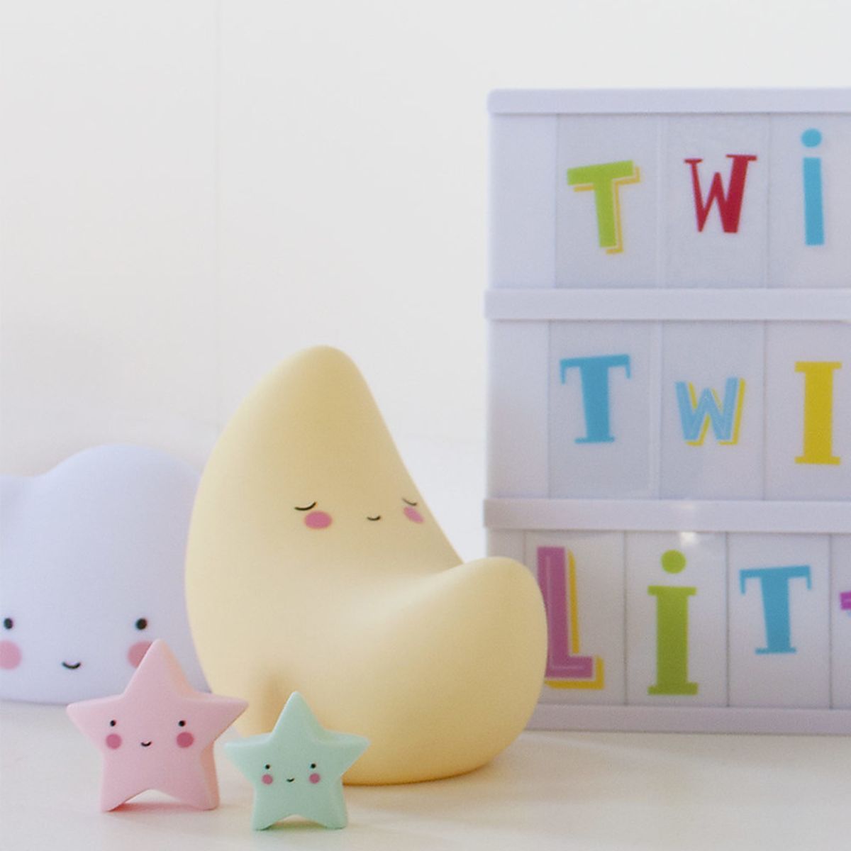 Little Lovely Company Minis Stars - Pink on Luna Baby Store Miami
