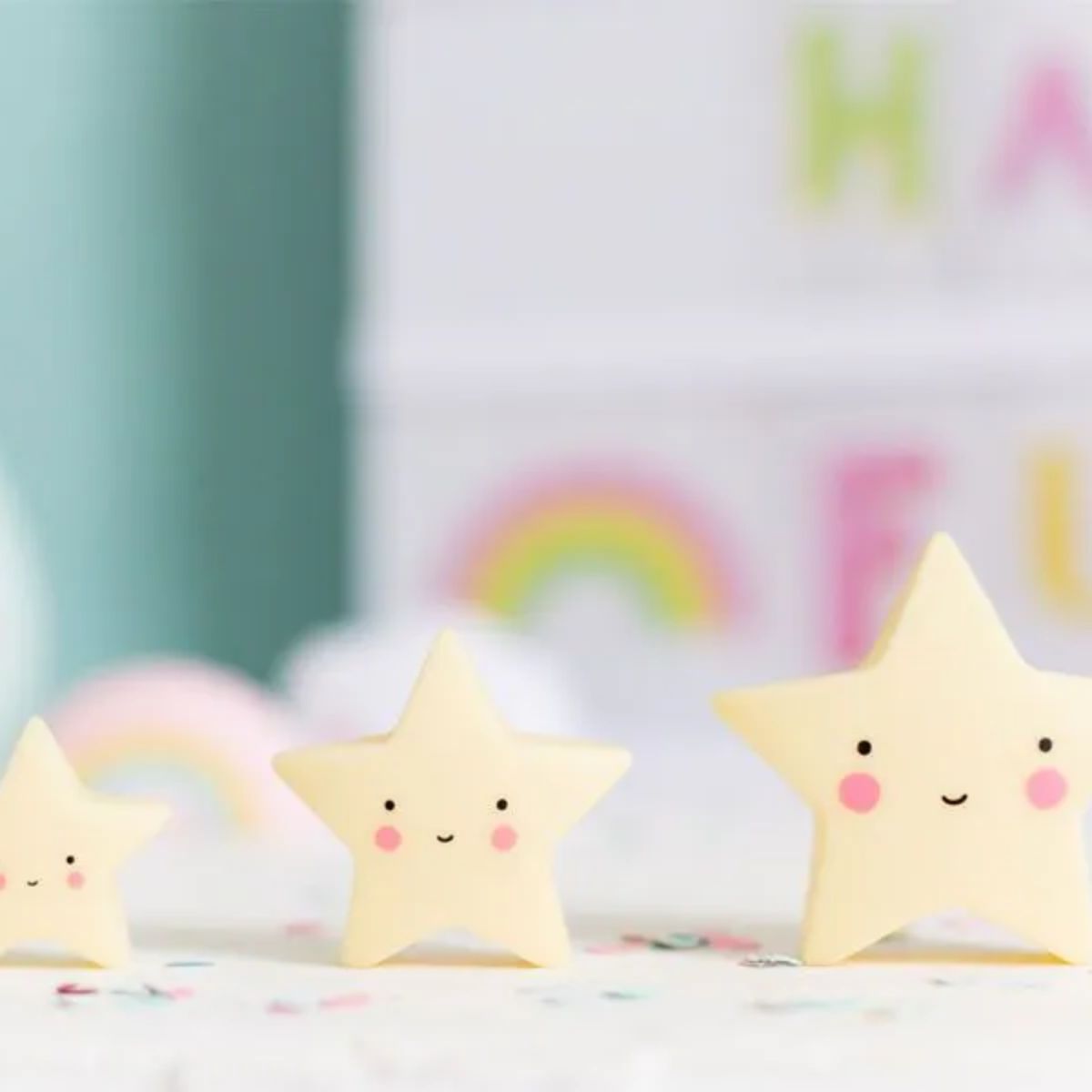 Little Lovely Company Minis Stars - Yellow on Luna Baby Store Miami