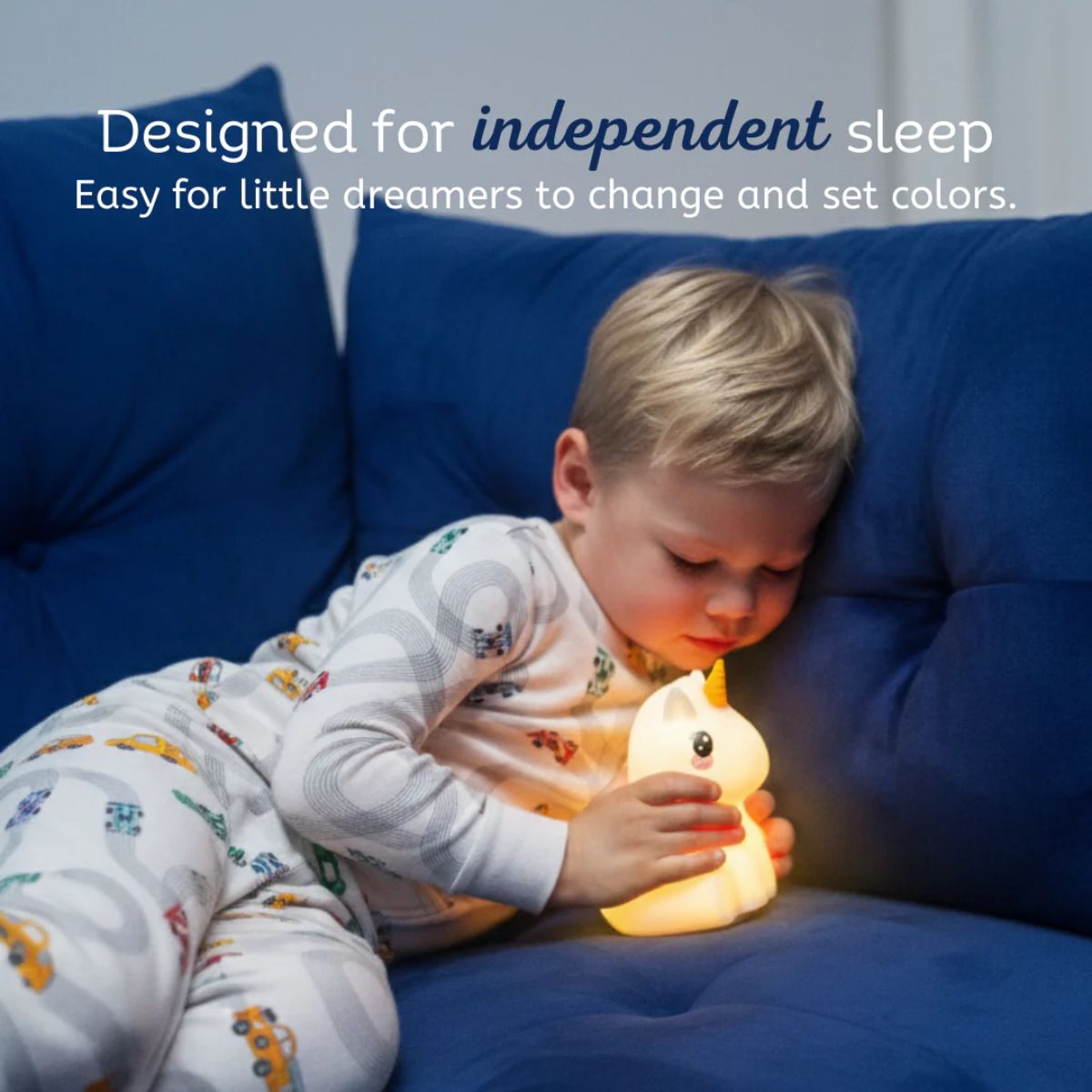 LumieWorld LumiPets LED Night Light with Remote Control - Unicorn