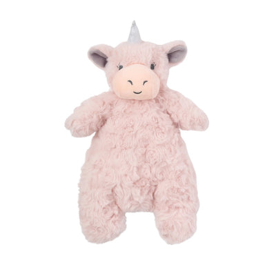 Elegant Baby Luna Unicorn Snuggler Plush Security Blanket w/ Gift Box