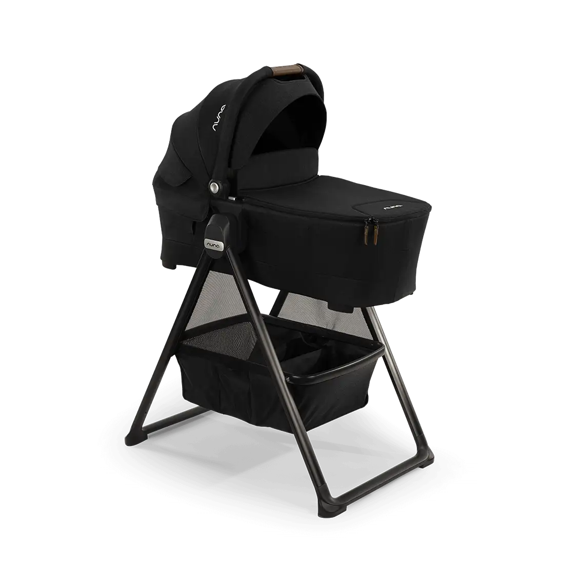 Nuna Lytl Bassinet + Stand - Caviar