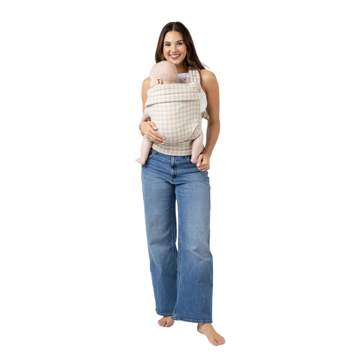 Mabē Monarch Baby Carrier – Houndstooth on Luna Baby Store Miami