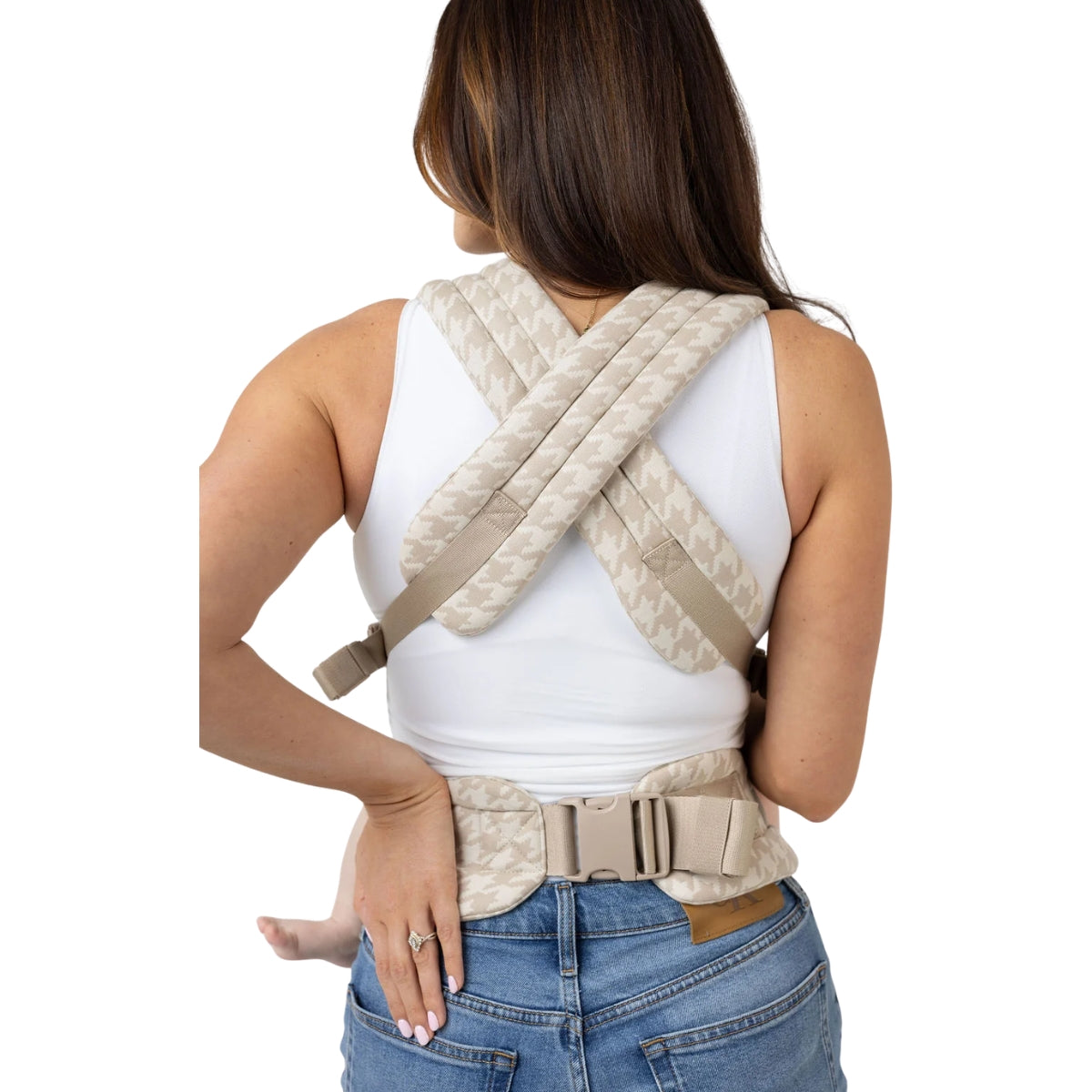Mabē Monarch Baby Carrier – Houndstooth on Luna Baby Store Miami