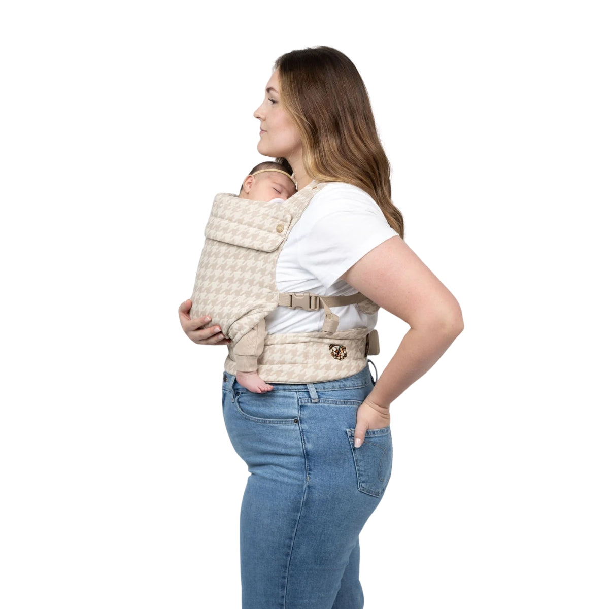Mabē Monarch Baby Carrier – Houndstooth