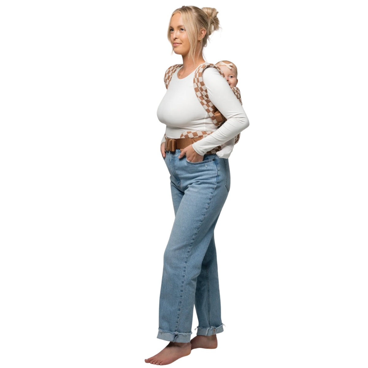Mabē Monarch Baby Carrier – Mocha Check