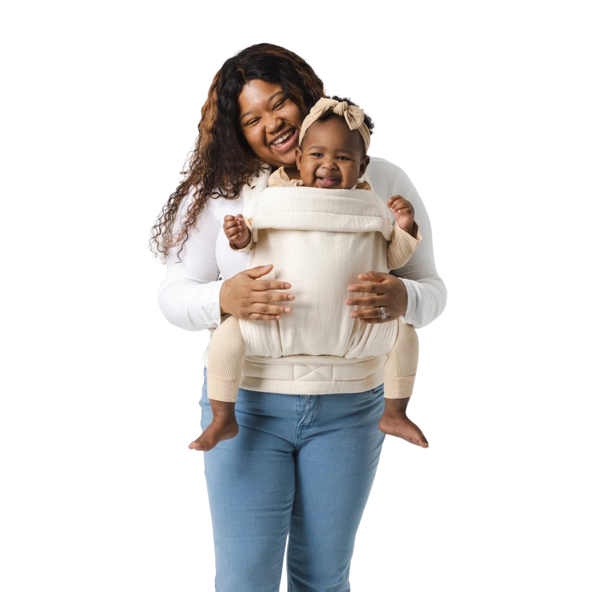 Mabē Monarch Baby Carrier – Natural Ivory on Luna Baby Store Miami