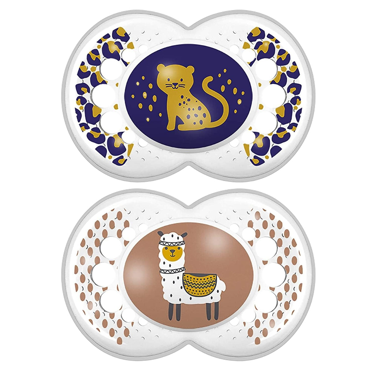 Mam Air Night & Day Pacifiers, 16M, 2 pack - Lamb