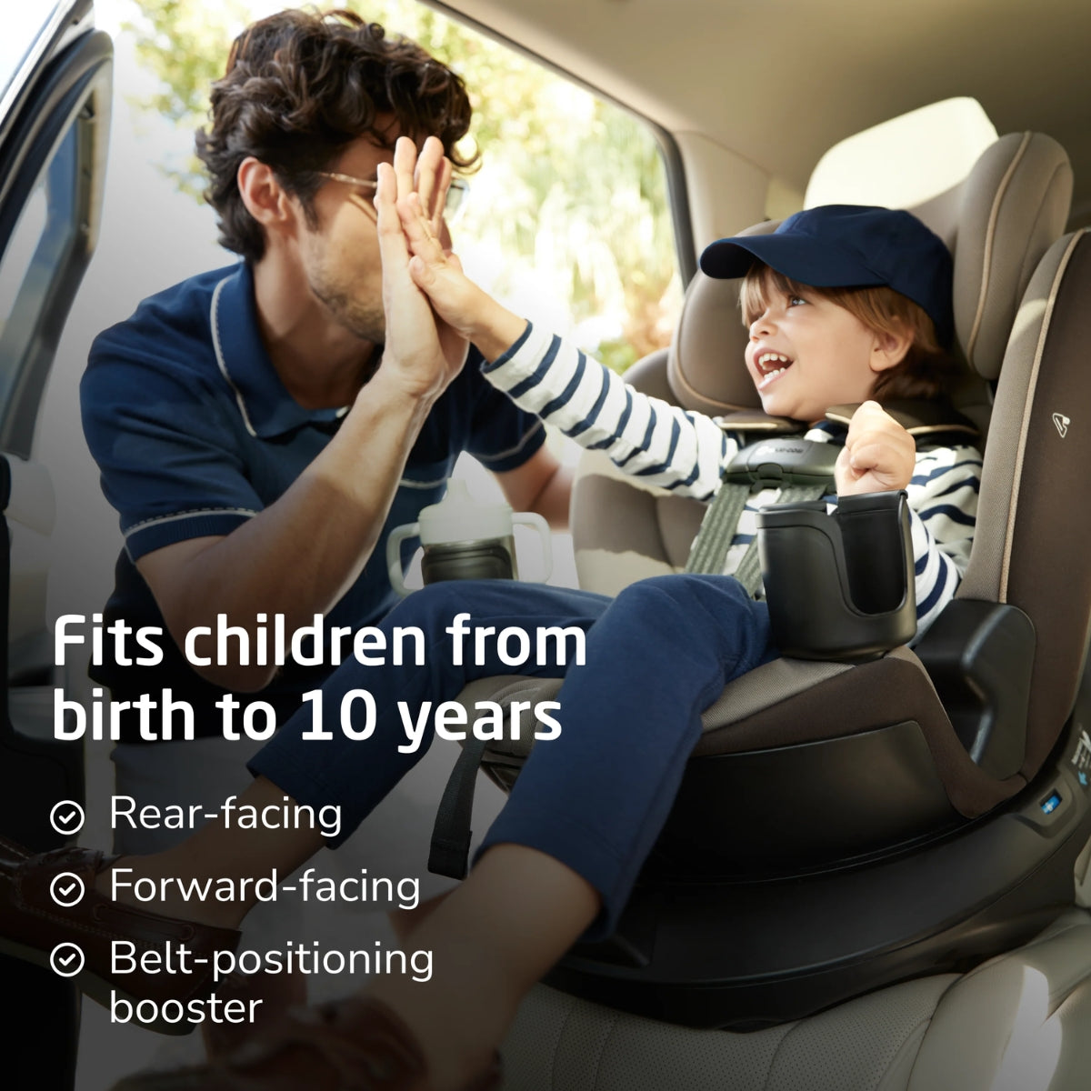 Maxi-Cosi Andi 360 Rotating All-in-One Convertible Car Seat - Caspian Caviar