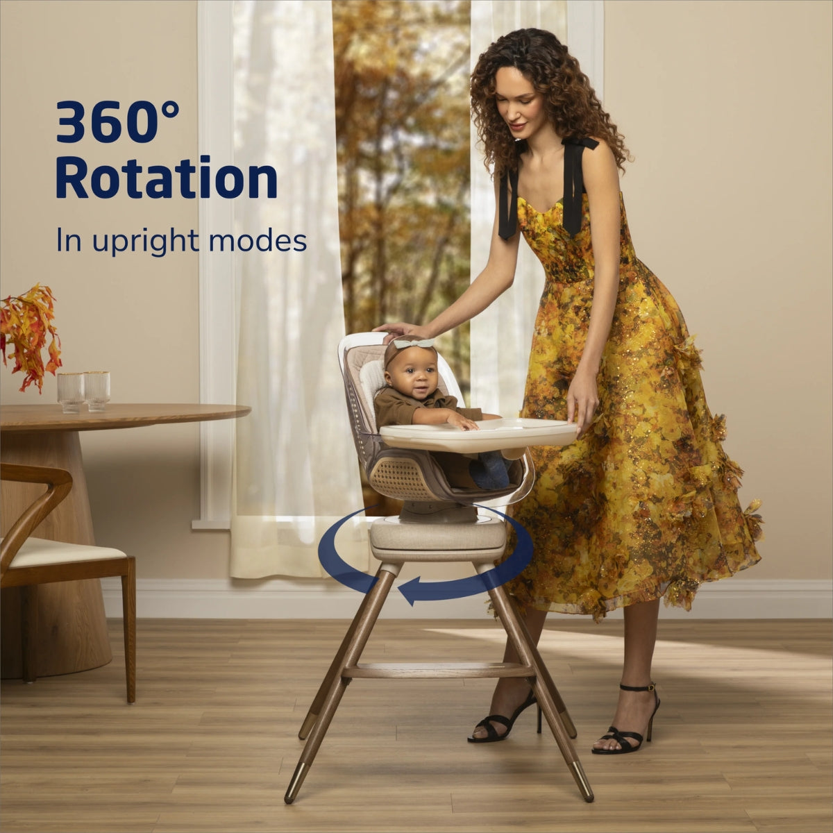 Maxi-Cosi Kiskadee 360 Rotating High Chair Onyx Heritage
