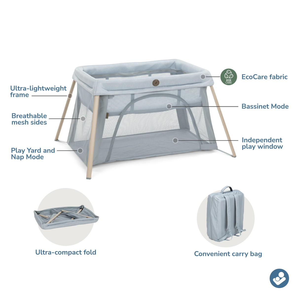 Maxi-Cosi Calao Travel Play Yard - Classic Oat