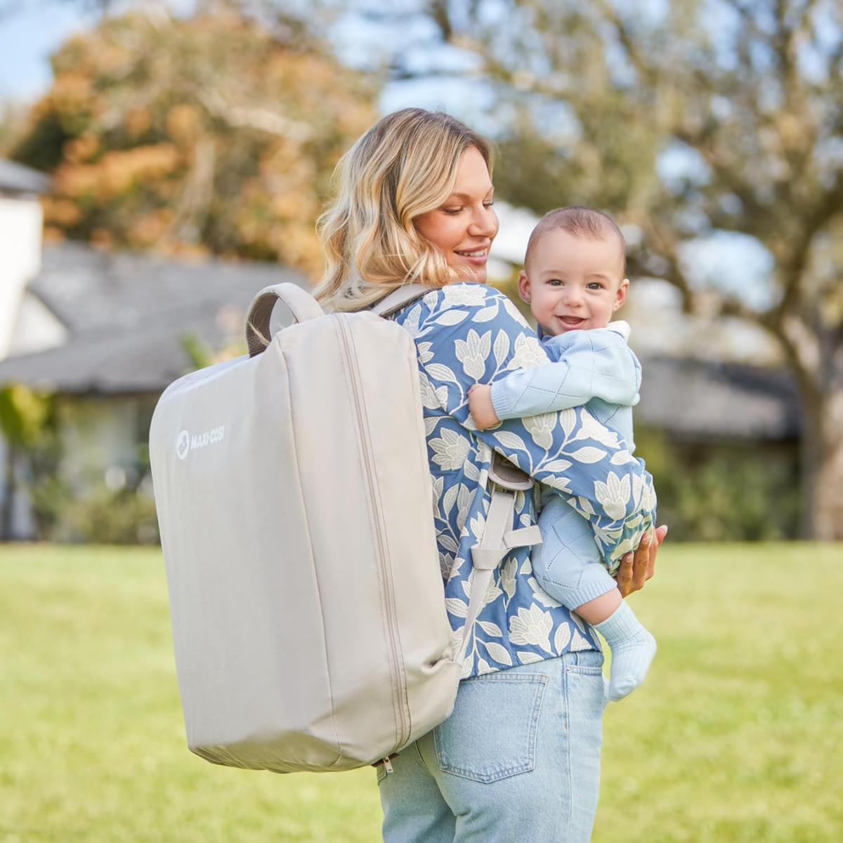 Maxi-Cosi Calao Travel Play Yard - Classic Oat - Ultra Compact and Travel Friendly