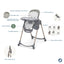 Maxi-Cosi Minla 6-In-1 High Chair - Classic Oat