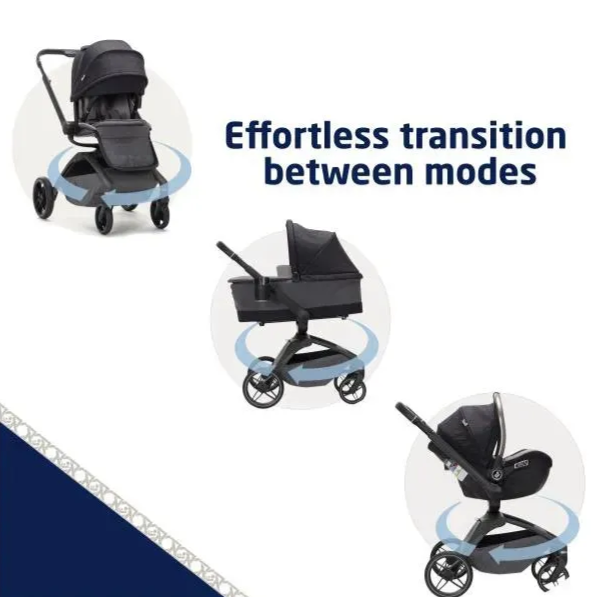Maxi-Cosi Tana 360° Rotating Modular Stroller - Onyx Heritage