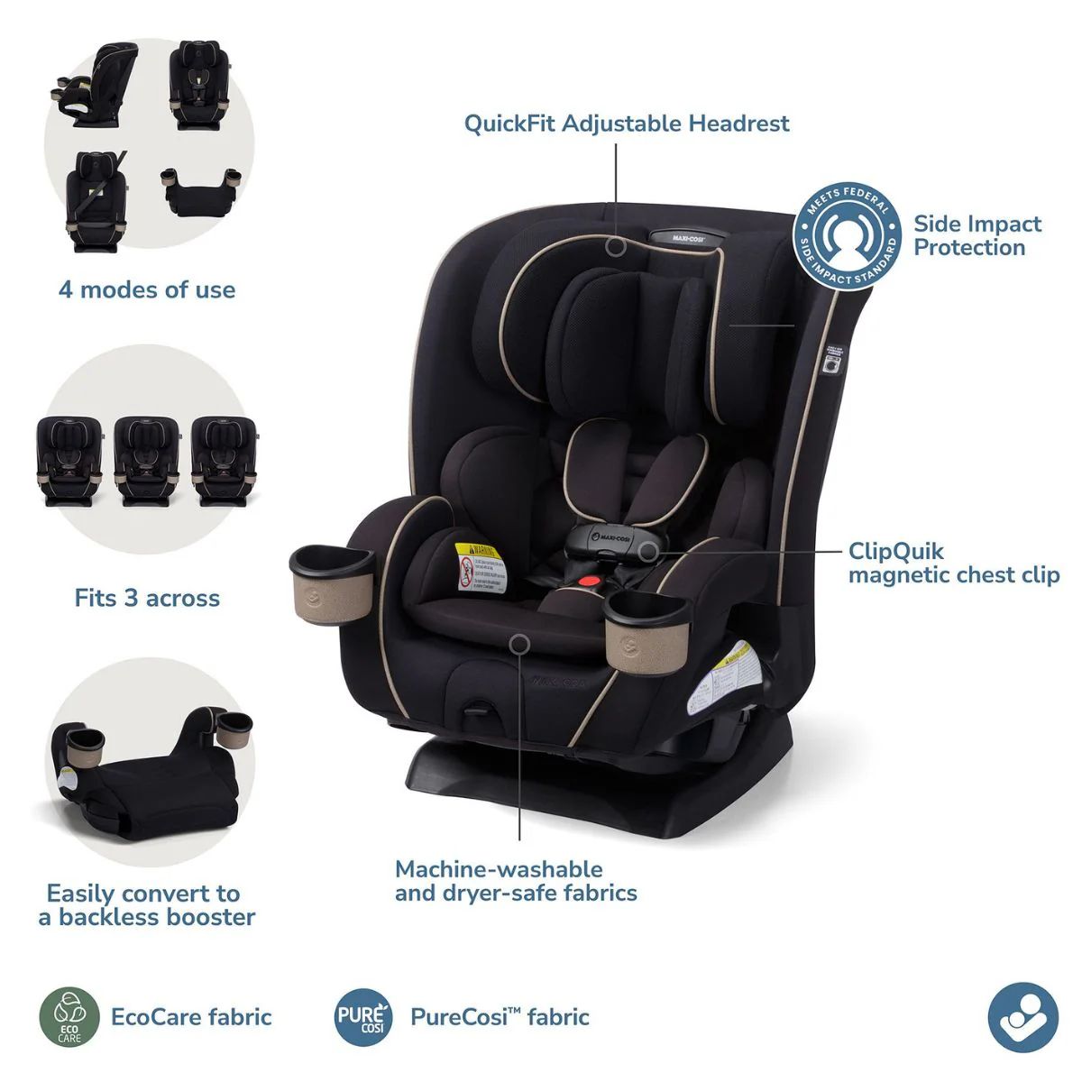 Maxi-Cosi Kani 4-in-1 Convertible Car Seat - Caspian