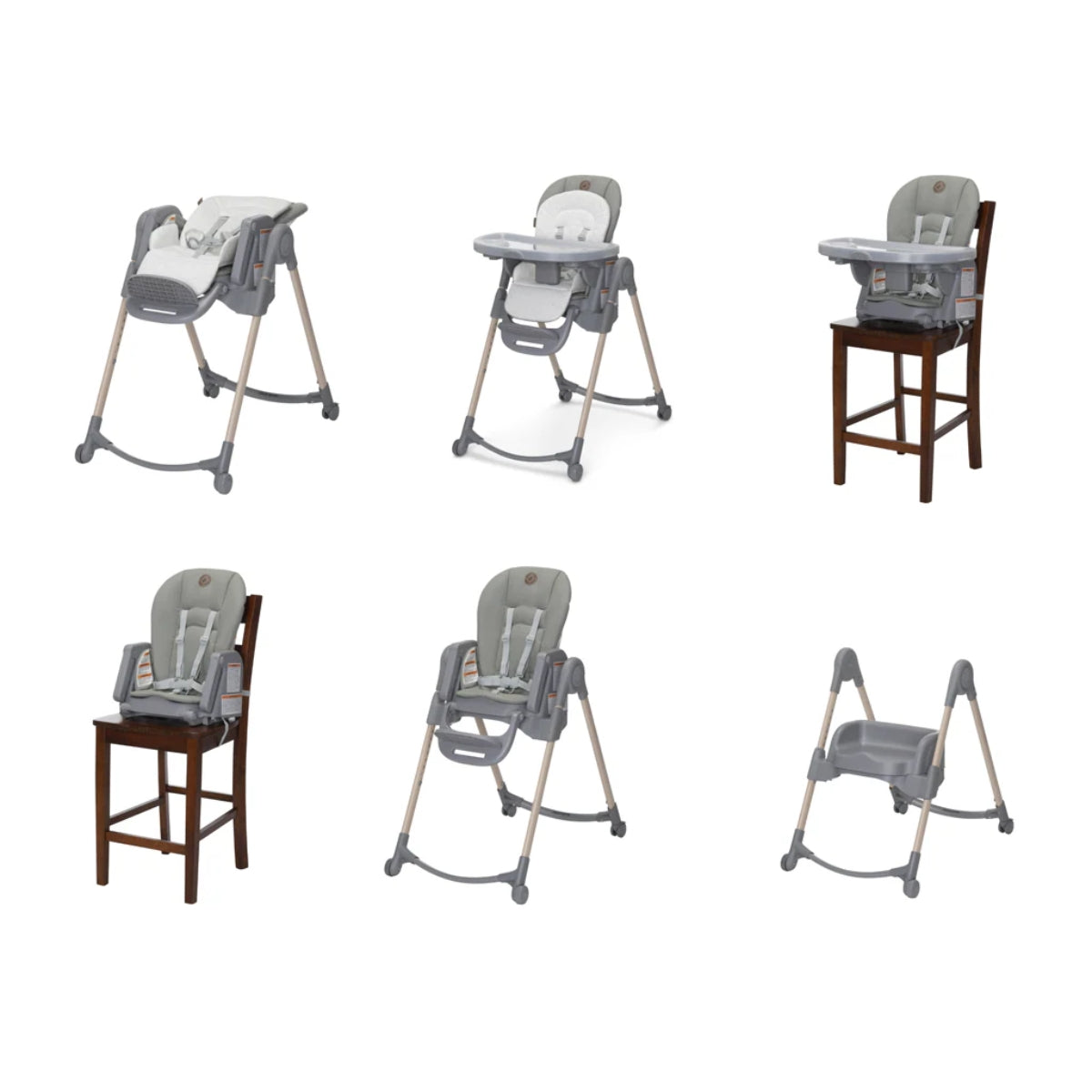 Maxi-Cosi Minla 6-In-1 High Chair - Classic Truffle - EcoCare