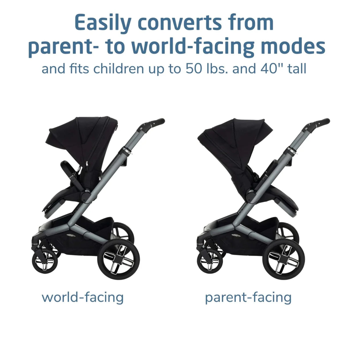 parent facing travel stroller Maxi-Cosi Fame Modular Stroller Twillic Truffle
