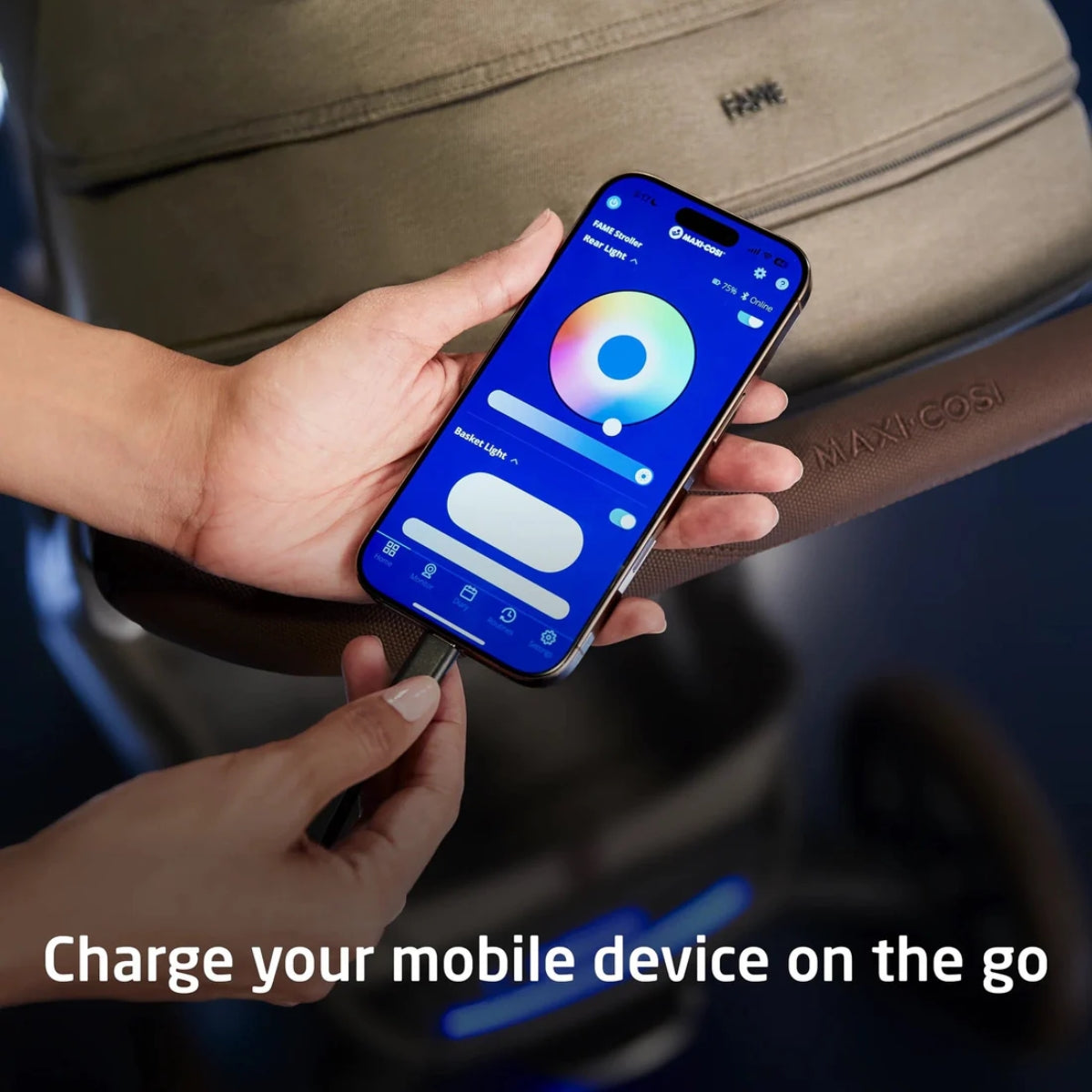 Maxi Cosi Fame Modular Stroller - Twillic Truffle