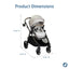Maxi Cosi Zelia Pro 5-in-1 Modular Travel System - Caspian Caviar