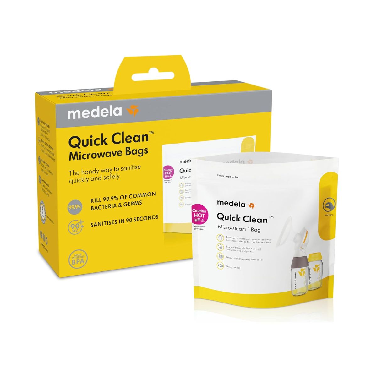 Medela Quick Clean 5-Pack Micro-Steam™ Bags