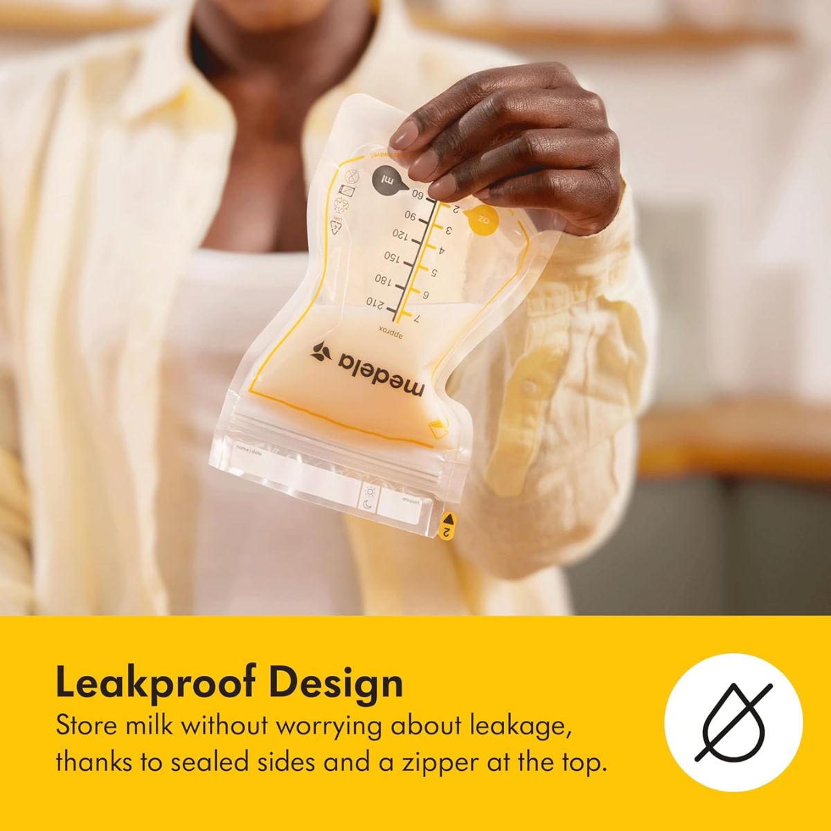 Medela Easy Pour Breast Milk Storage Bags - 100 Count/7oz