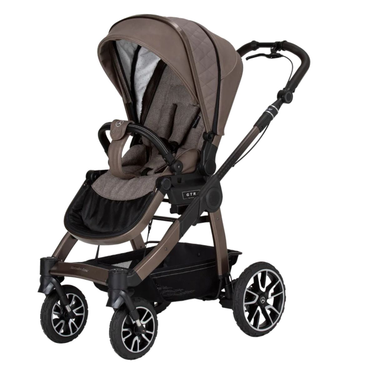 Mercedes-Benz Avantgarde GTX Stroller Full Set - Truffle on Luna Baby Store Miami