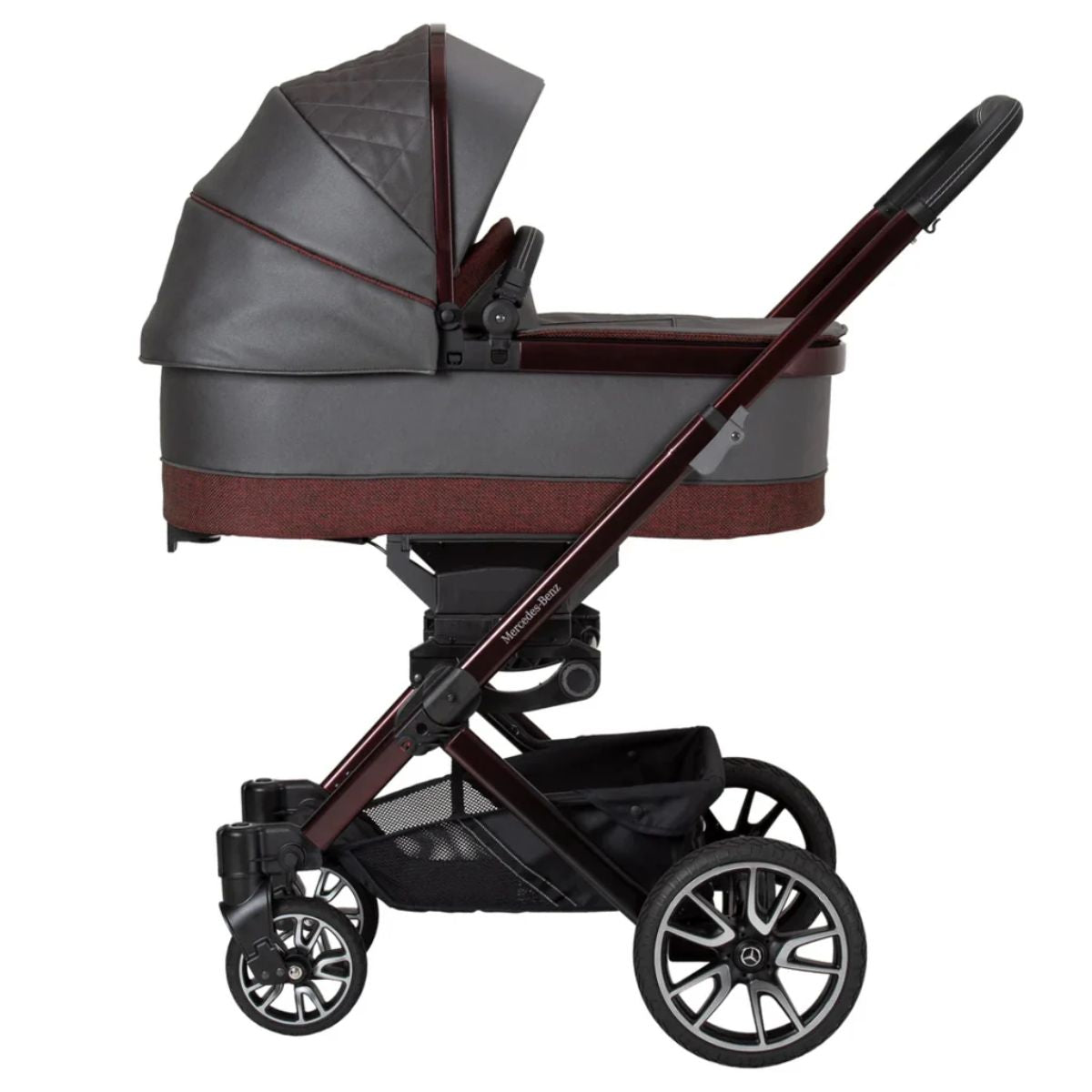 Mercedes-Benz Avantgarde GTX Stroller Full Set - Rubellit on Luna Baby Store Miami