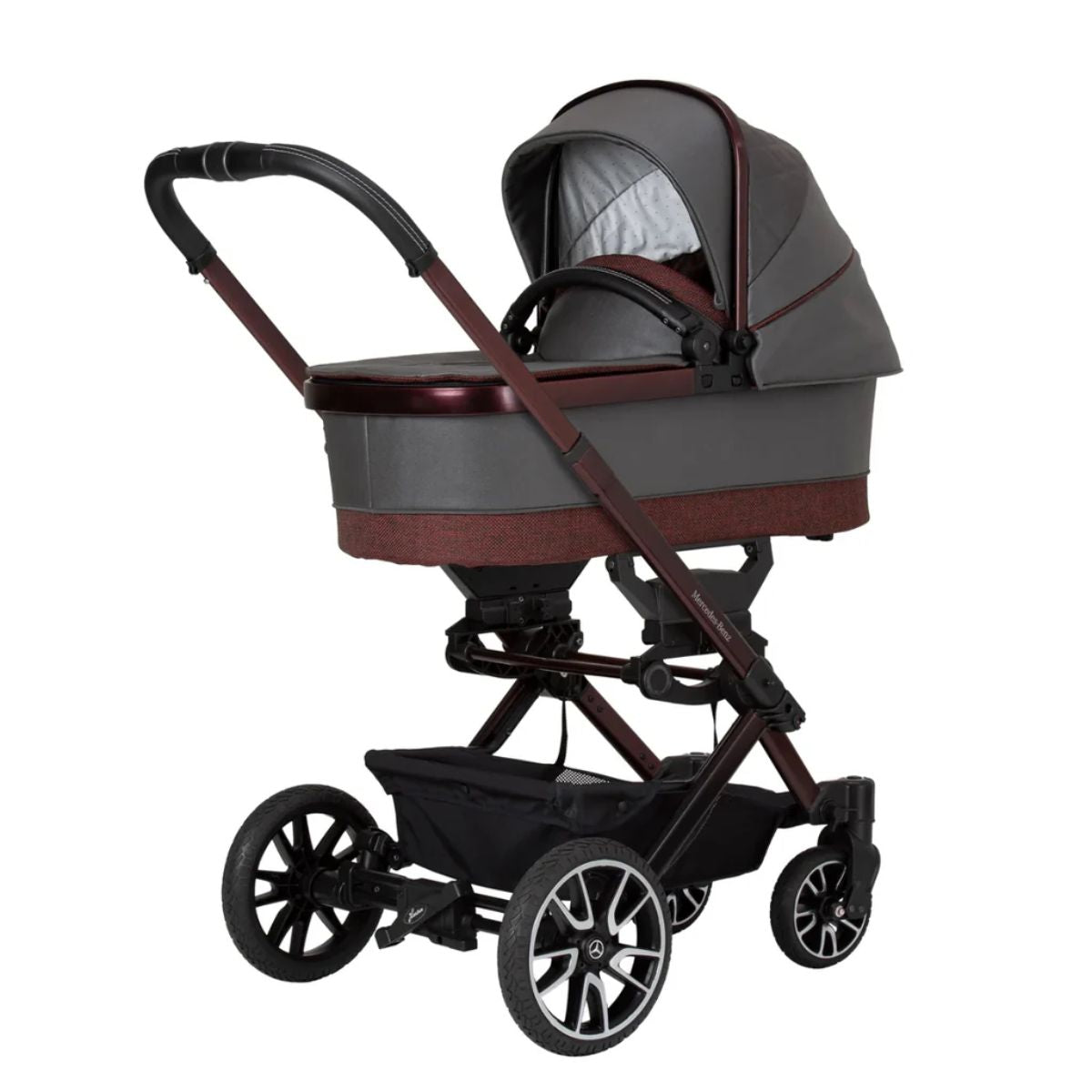 Mercedes-Benz Avantgarde GTX Stroller Full Set - Rubellit on Luna Baby Store Miami