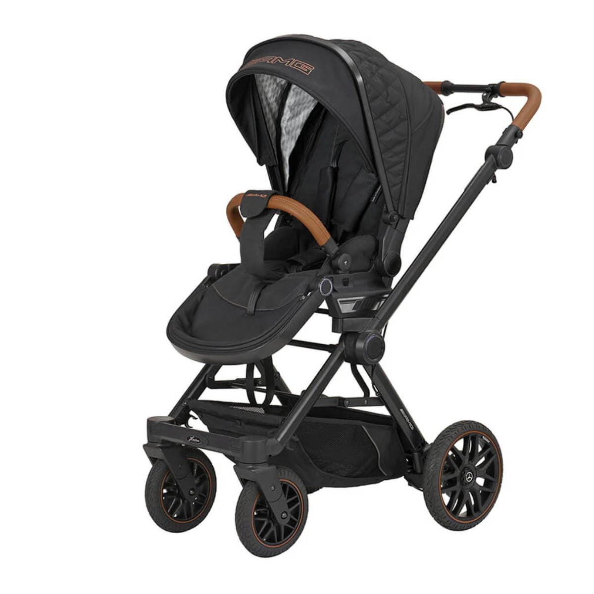 Mercedes Benz AMG GT2 Stroller - Sienabraun on Luna Baby Store Miami
