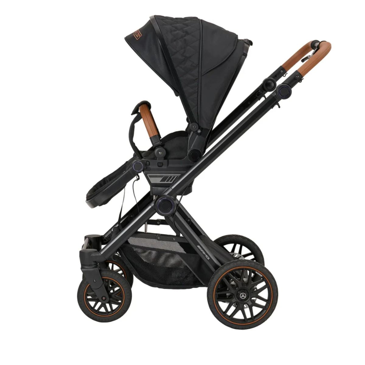 Mercedes Benz AMG GT2 Stroller - Sienabraun on Luna Baby Store Miami
