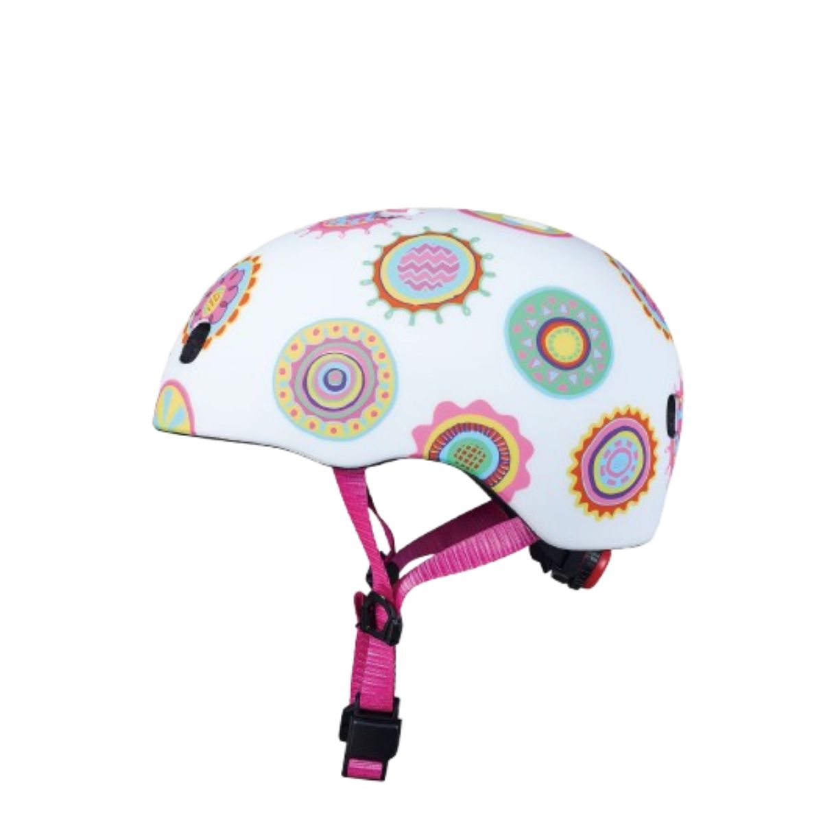Micro Kickboard Doodle Dot Pattern Kids Helmet - Extra Small on Luna Baby Store Miami