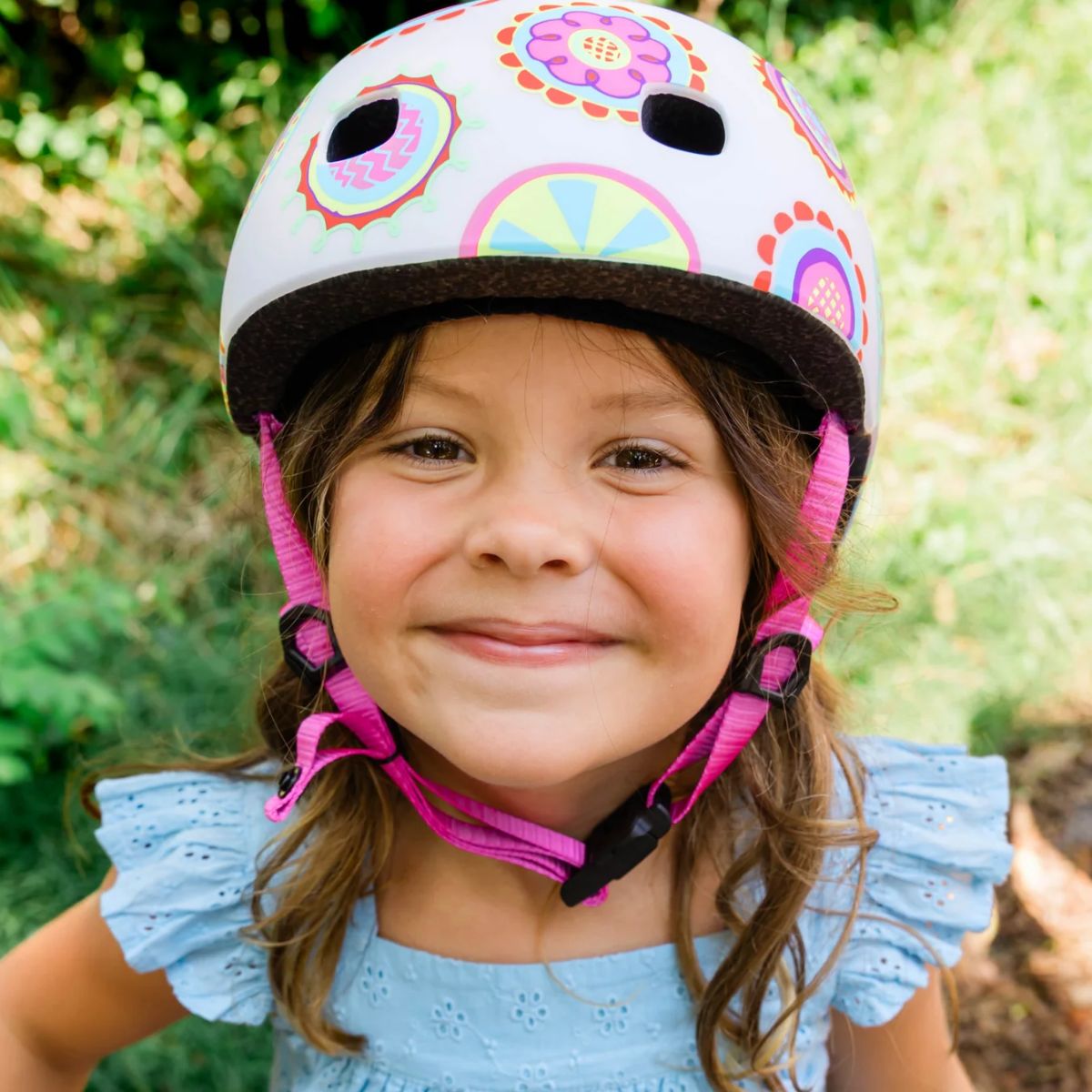 Micro Kickboard Doodle Dot Pattern Kids Helmet - Extra Small
