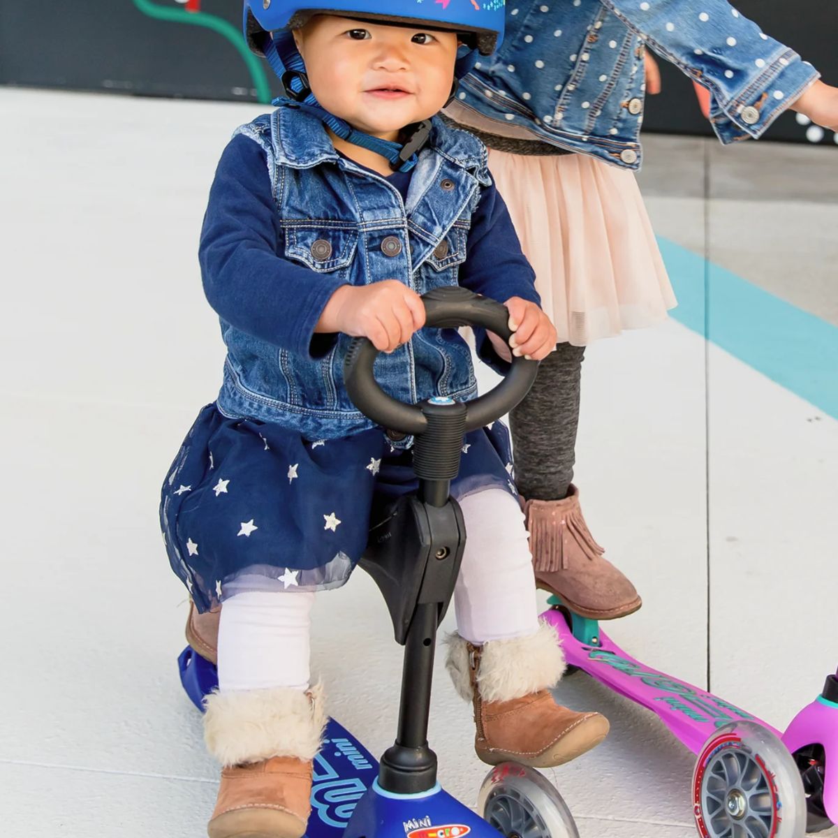 Micro Kickboard Micro Mini 3in1 Scooter - Deluxe Blue on Luna Baby Store Miami