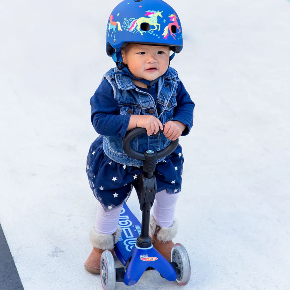 Micro Kickboard Micro Mini 3in1 Scooter - Deluxe Blue