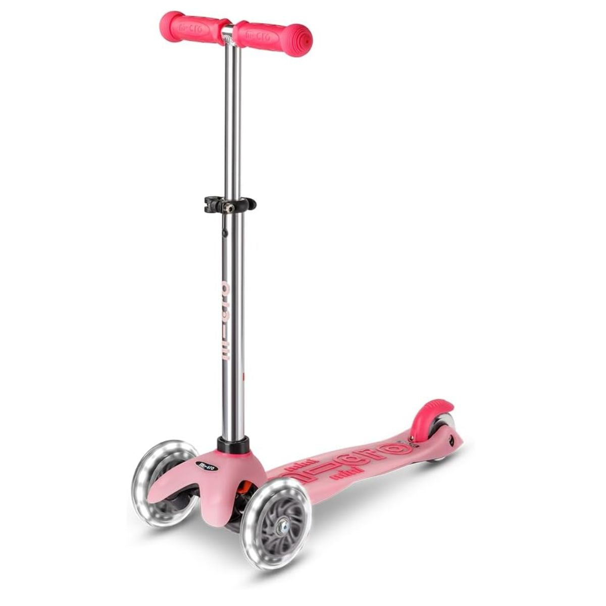 Micro Kickboard Micro Mini Glow Plus LED Scooter - Fairy Pink on Luna Baby Store Miami