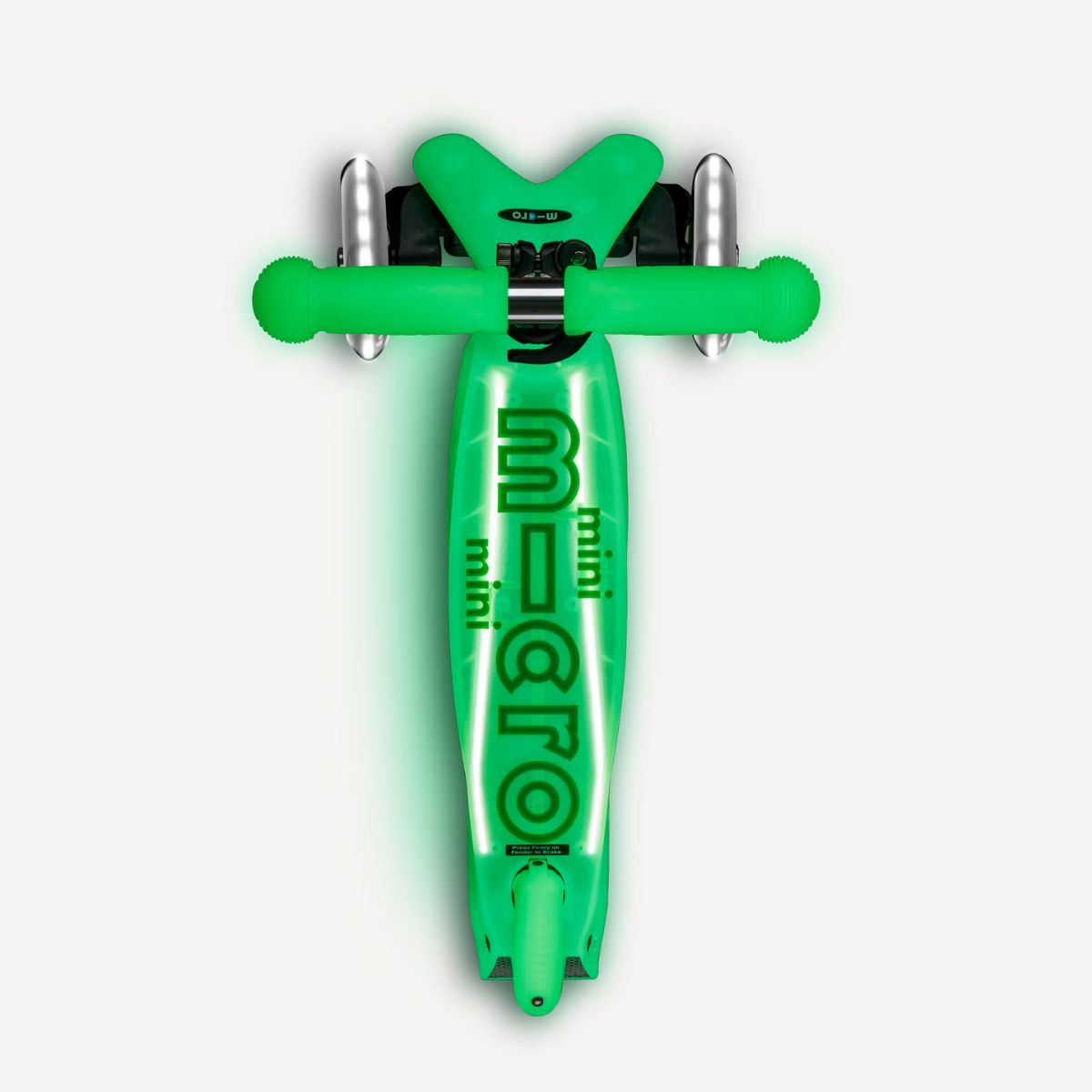 Micro Kickboard Micro Mini Glow Plus LED Scooter - Icy Lime on Luna Baby Store Miami
