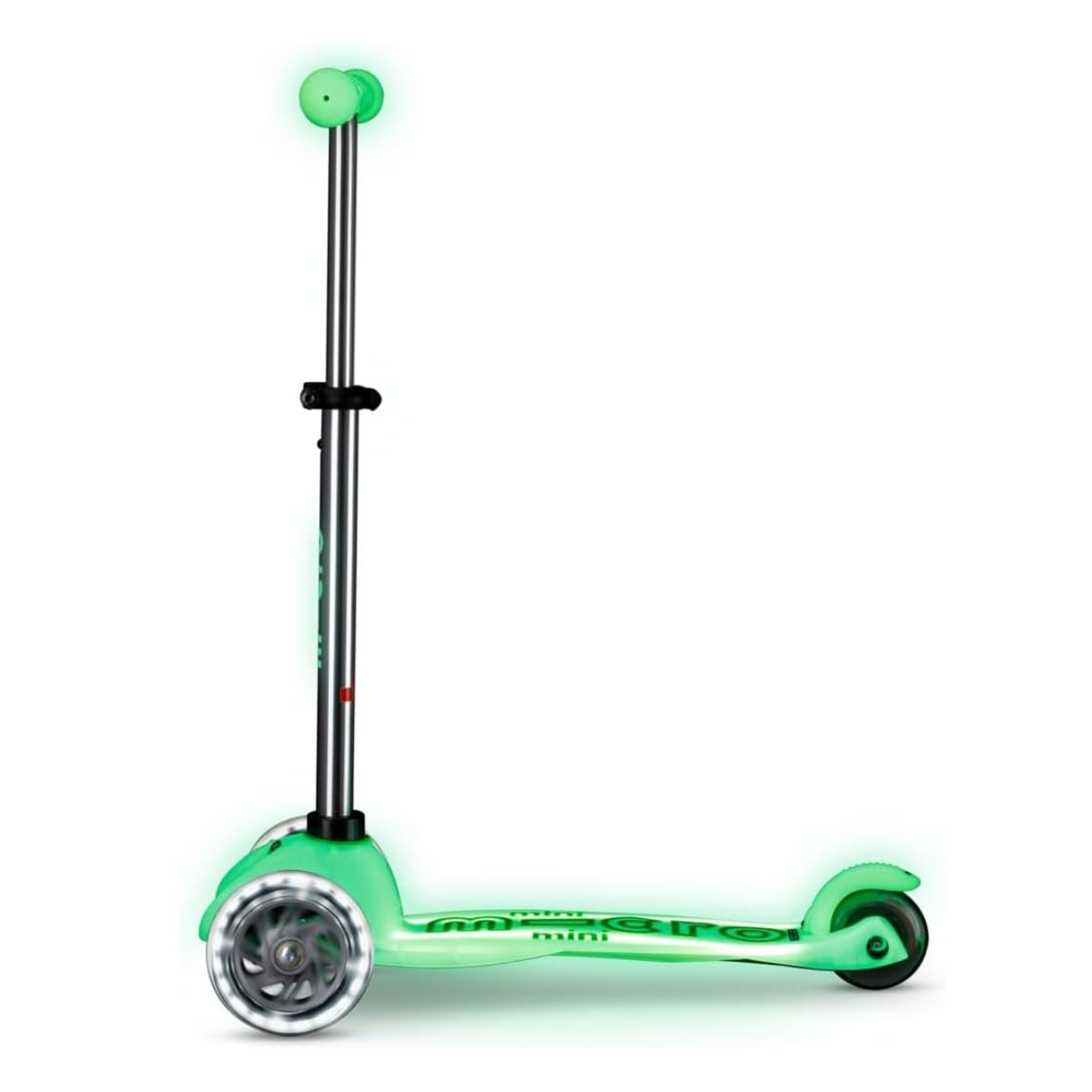 Micro Kickboard Micro Mini Glow Plus LED Scooter - Icy Lime on Luna Baby Store Miami