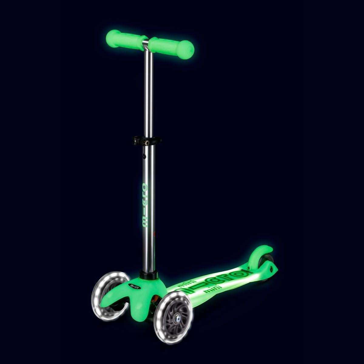 Micro Kickboard Micro Mini Glow Plus LED Scooter - Icy Lime