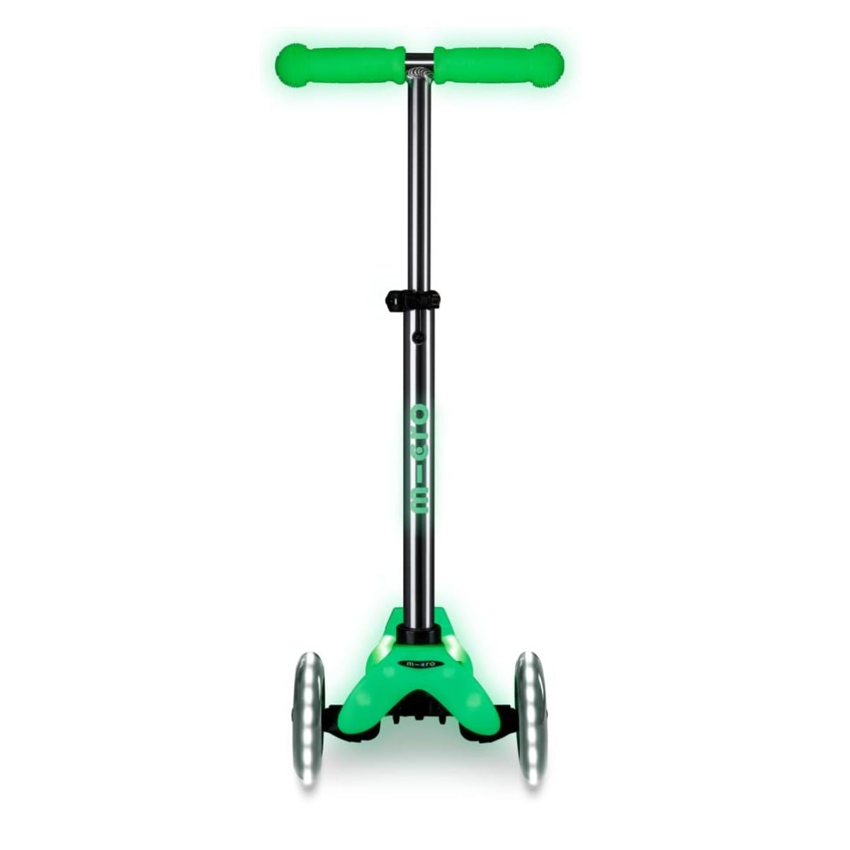 Micro Kickboard Micro Mini Glow Plus LED Scooter - Icy Lime on Luna Baby Store Miami