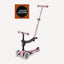 Micro Kickboard Micro Mini Rock & Go LED - Dusty Rose on Luna Baby Store Miami