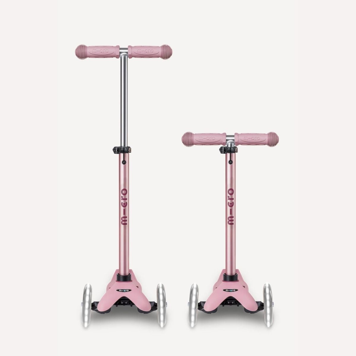 Micro Kickboard Micro Mini Rock & Go LED - Dusty Rose on Luna Baby Store Miami
