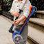 Micro Kickboard Mini Foldable LED Kids Scooter - Neon Sunset Orange/Aqua on Luna Baby Store Miami