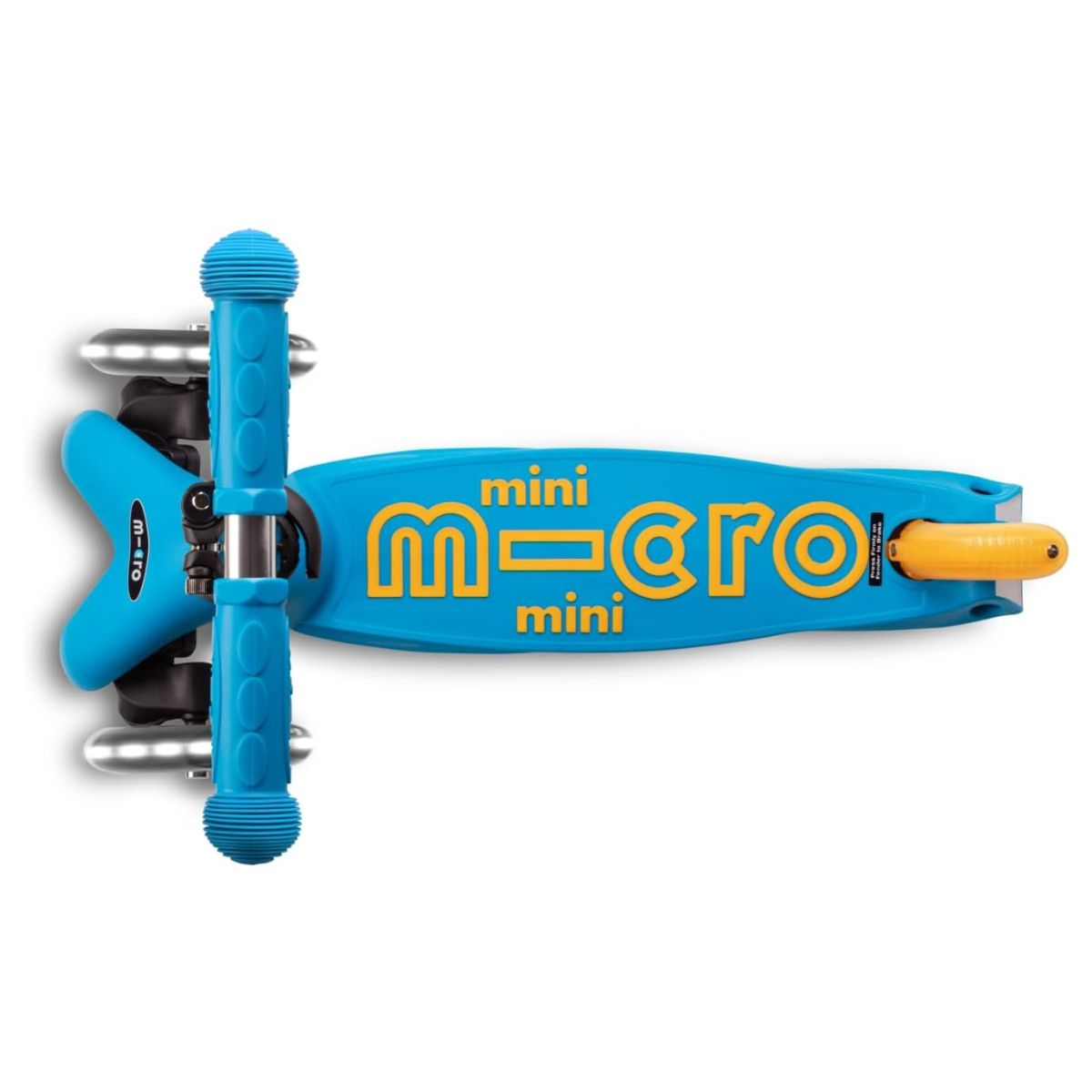 Micro Kickboard Mini Foldable LED Kids Scooter - Ocean Blue
